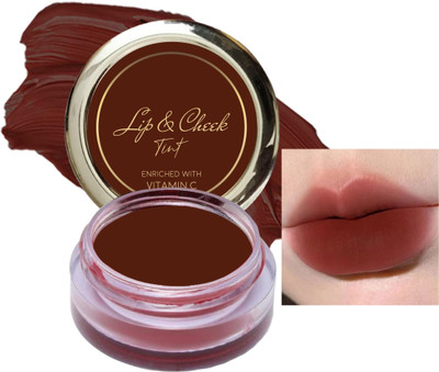 GABBU Lip Tint with Vitamin E | Nourishing Cheek Tint Maroon. CHOCOLATE(Pack of: 1, 8 g)