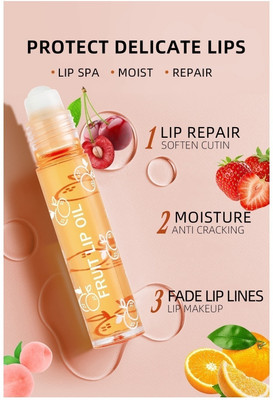 GFSU - GO FOR SOMETHING UNIQUE 01 Fresh Lip Glaze Transparent Colorless Moisturizing Lip Lotion, Lip Oil BUBBLEGUM(Pack of: 1, 3.5 g)
