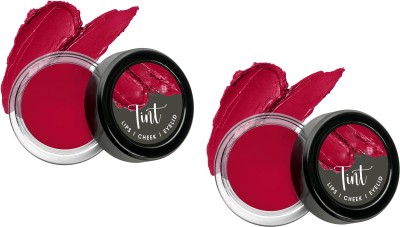 ADJD Combo Lip & Cheek Tint For Nourishes & Hydrates Lips, Blush & Eyeshadow Red CHOCOLATE(Pack of: 2, 50 g)