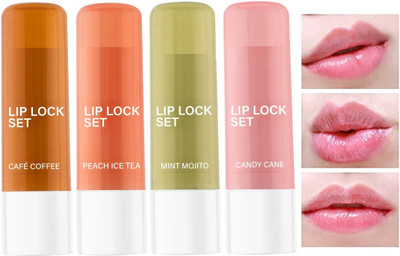 Emijun Lip Balm Super Soft Lip Balm Lip Care to Moisturize MULTI(Pack of: 4, 10.4 g)