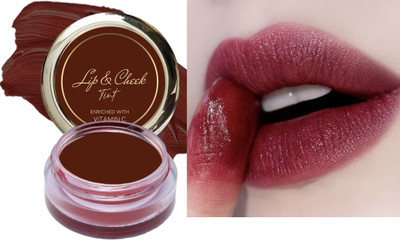 luzimaisa Korean Creamy Matte Lip Tint & Cheek Tint maroon(Pack of: 1, 8 g)
