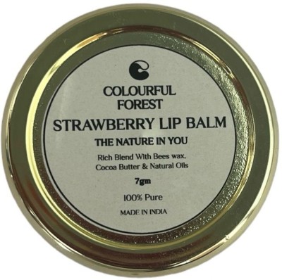 Colourful Forest The Nature in You STRAWBERRY LIP BALM STRAWBERRY(Pack of: 1, 7 g)