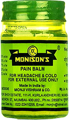 Monison Monisons Pain Relief Balm – Ayurvedic Solution for Pain & Cold Relief Balm(100 g)