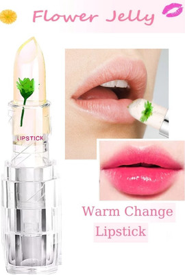 HUZURLU flower Lip Stick Long Lasting Nutritious Lip Balm Magic Color Change Lip Gloss Fruity(Pack of: 1, 3.6 g)