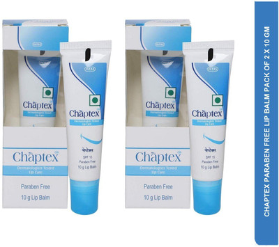 Chaptex Best lip care for daily use(pack of 2)10g NA(Pack of: 2, 20 g)