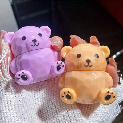 ARRX My Teddy Bear Lip Balm Color Changing Waterproof Long Lasting Pack of 2 Lavender and Caramel(Pack of: 2, 6 g)