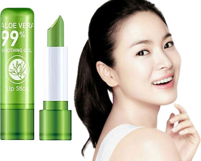 Sheny lip Faster colour changing lip balm for smooth and pink lip ALOE VERA(Pack of: 1, 3.6 g)