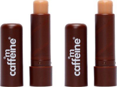 mCaffeine Choco Lip Balm with SPF 20+ for Women & Men Cocoa Butter(Pack of: 2, 9 g)