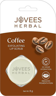 Jovees Herbal Coffee Exfoliating Lip Scrub-8 g Cocoa Butter(Pack of: 1, 8 g)