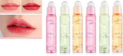 Neycare Natural Roll On Lip Serum Oil, Lip Lightening & Plumping Serum Fruits(Pack of: 6, 18 g)