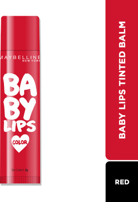 MAYBELLINE NEW YORK Baby Lips Loves NYC Tinted Lip Balm Broadway Red(Pack of: 1, 4 g)