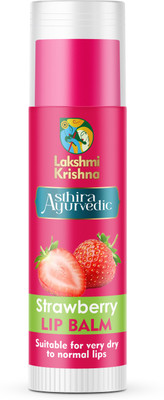 Lakshmi Krishna Naturals Strawberry Lipbalm strawberry(Pack of: 1, 6 g)