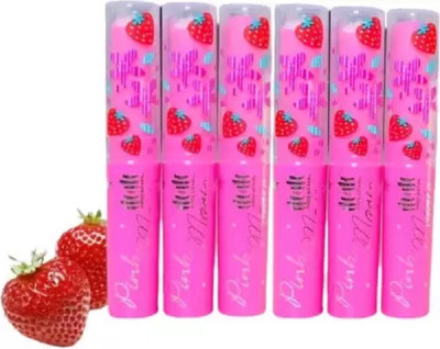 LIGHT BEAUTY Lip Balm Combo-06 ( Pack of 6; 18g ) Strawberry Strawberry(Pack of: 6, 3.5 g)