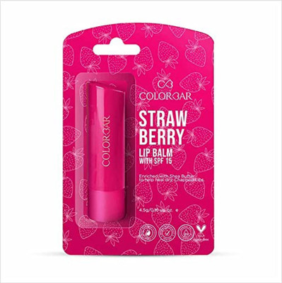 COLORBAR Strawberry Lip Balm 4g STRAWBERRY(Pack of: 1, 4 g)
