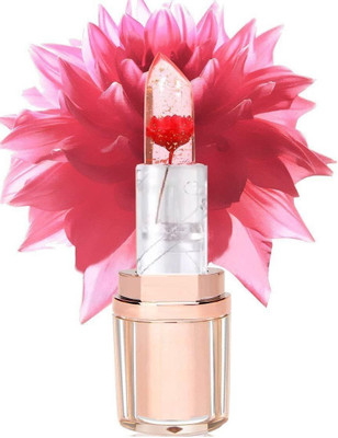 Luster Shine Waterproof Flower Lipstick Magic Jelly Fruity(Pack of: 1, 3.6 g)
