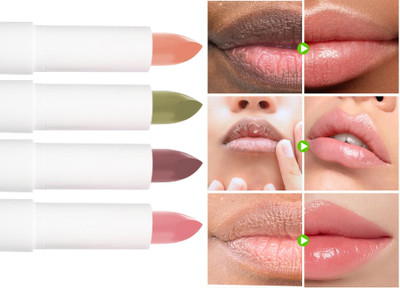 ADJD Multi-Flavour Lip Care to Moisturize Dry Lips FRUIT(Pack of: 4, 10.4 g)