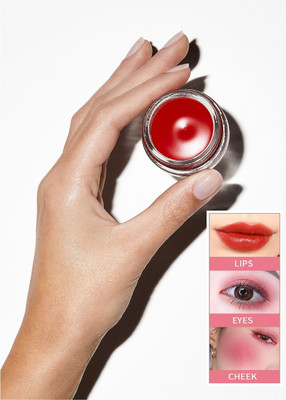 tanvi27 Pigment Long Lasting Creamy Blush Tint Soft Cheek Multi-purpose Cherry Red(Pack of: 1, 7 g)