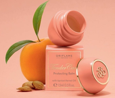 Oriflame Sweden Tender Care Multi Purpose Protecting Balm with Apricot Kernal Oil Apricot(Pack of: 1, 15 g)