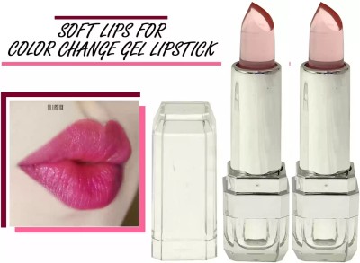 YAWI Color Changing Waterproof gel lipstick(Pink, 7.2 g)