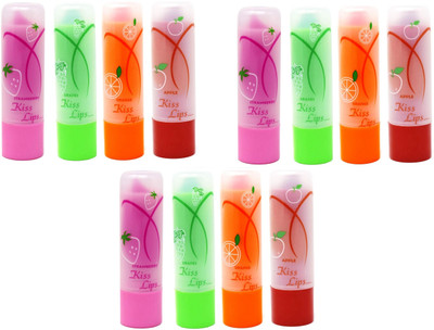 Libline Long Lasting Nutritious Color Changing Lipstain & Lip Balm FRUITY(Pack of: 12, 30 g)