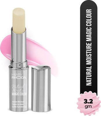 Hilary Rhoda Natural Moisture Magic Color |Hydrating & Moisturising Lip Balm |Tinted Lip Balm Grapes(Pack of: 1, 3.2 g)