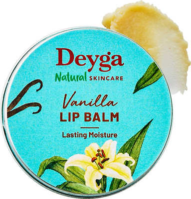 Deyga Vanilla Lip Balm 10g for Soft & Supple Lips-Lightens Pigmentation|Chemical-free Vanilla(Pack of: 1, 10 g)