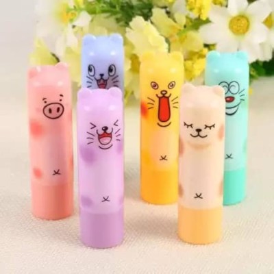 Wiffy 5 PC Crayon Cartoon Lip Balm CANDY, MIX FRUITS fruity(Pack of: 60, 20 g)