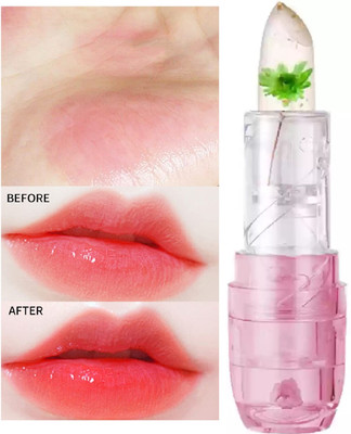 Latixmat Jelly Flower Lipstick Temperature Changing Fruity(Pack of: 1, 3.6 g)