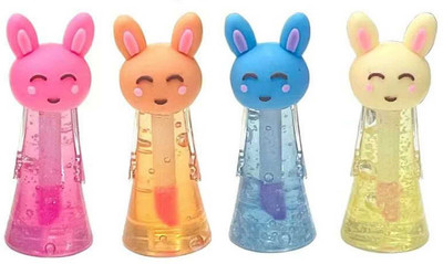 Crazy girl Moisturizing Lip Oil Color Changing Tint Gloss For Dry & Chapped Lips Strawberry(Pack of: 4, 5 g)