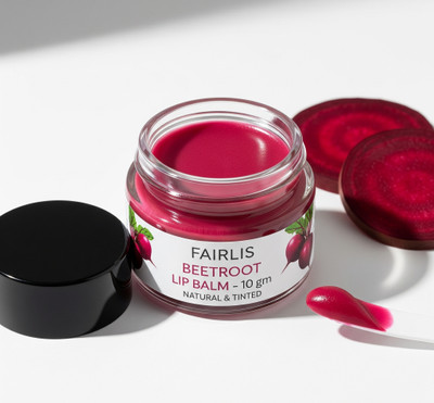 Fairlis Lightweight Herbal Lip Balm for Glossy Lips BEETROOT(Pack of: 1, 10 g)