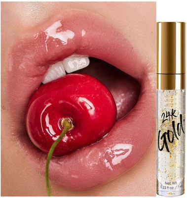 HUZURLU High Shine Non Sticky Light Weight Hydrating Lipgloss For All Skin Types(7 ml, TRANSPARENT)