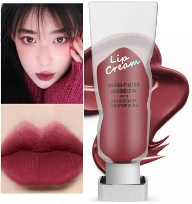 MYEONG Not-Stick Lips Berry Shade Lip Glaze Lip Gloss Matte Finish Lip Gloss(6 ml, Berry)