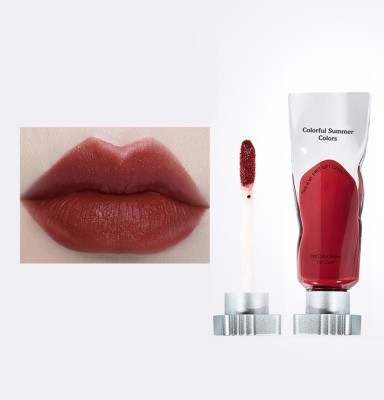 MYEONG Red Liquid Clear Lip Gloss trendy & Soft Matte Shine Lip Glossy Finish(4 ml, Red)