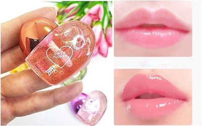 Ashyra Moisturizing and Hydrating Heart Shaped Lip Gloss Tint for Dry and Chapped Lips(10 g, Orange)