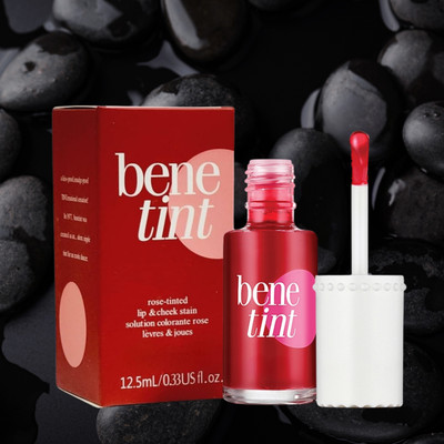 SHAGGY Bene Tint Lip & Cheek Stain,smooth,longlasting,waterproof tint for lip and cheek(12.5 ml, red)