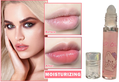 FELICECHIARA 3D Lip Serum Roll On Glossy & Shiny Moisturizing & Nourishing Effect(10 ml, Transparent)