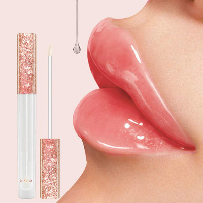 Yuency shiny color change to pink tip tint lip gloss(6 ml, TRANSPARENT)