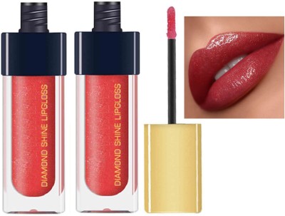 Emijun Shine Lip Gloss for Supreme Shine, Glide-On Lipstick for Glossy COMBO(12 ml, Midnight Liar)