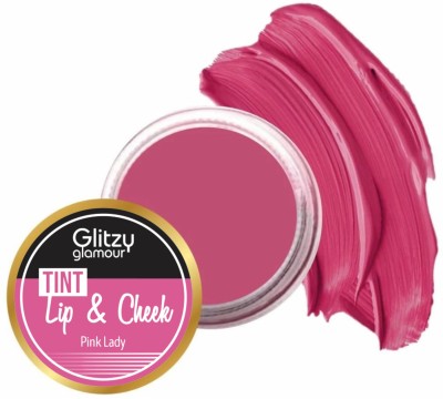 GLITZY GLAMOUR Highly pigmented baby pink lip tinted and cheek blusher for women | VITAMIN-E(10 ml, Pink)