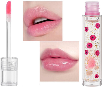 nuvya Kiwi Fruit Lip Oil with Pink Gloss and Natural Nourishment Formula(8 ml, Pink)