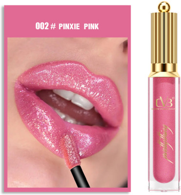 CVB SHIMMER BOMB LIPGLOSS WITH VITAMIN E SUPER SOFT PIGMENT PINXIE PINK 02(6.5 ml, PINXIE PINK 02)