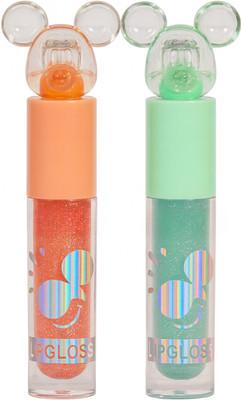 HUDA CRUSH 2 PCS TRANSPERANT WATERPROOF LIP GLOSS COMBO SET FOR WOMEN AND GLOSSY FINISH(42 g, Multicolour)
