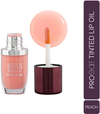 LOTUS MAKE - UP Proedit Tinted Lip Oils enriched with Hyaluronic Acid PLO 01|Lip Treatment(6.5 ml, Peach)
