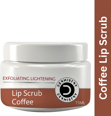 DERMISTRY Exfoliating Lightening Sugar Lip Scrub for Dark Smoker Pigmentation & Dry Lips Scrub(15 ml)