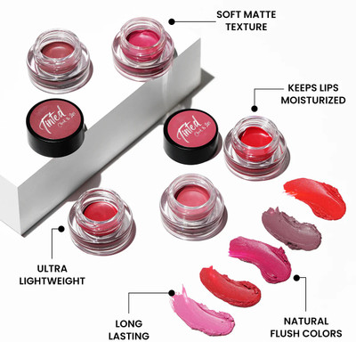 ADJD Tint Balm Cheek & Lip Tint Natural Eye Makeup Long Lasting, & Matte Finish(15 g, MULTI COLOUR)