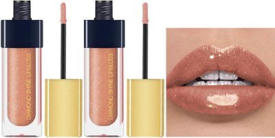 Emijun COMBO AFTERGLOW Shine Lip Gloss for Supreme Shine, Glide-On Lipstick for Glossy(12 ml, AFTERGLOW)