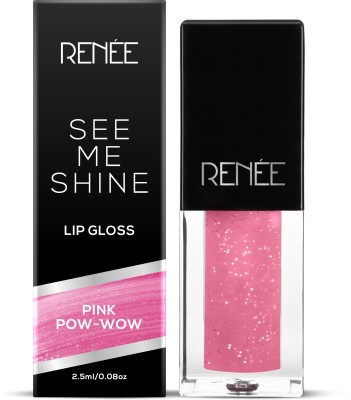 Renee See Me Shine Lip Gloss - Pink Pow-Wow(2.5 ml, Pink)