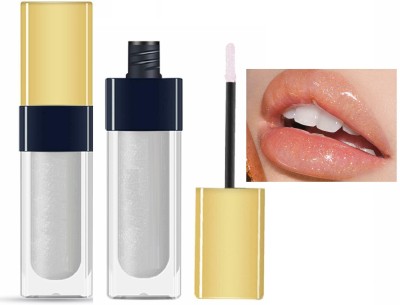 Emijun long lasting glossy finsh lip gloss(12 ml, white)