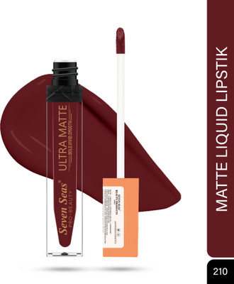 Seven Seas Ultra Matte BOLD,VIVID,SMOOTH The luxurious Feel Super Lipcolor Liquid Lipstick(Claret, 6 ml)