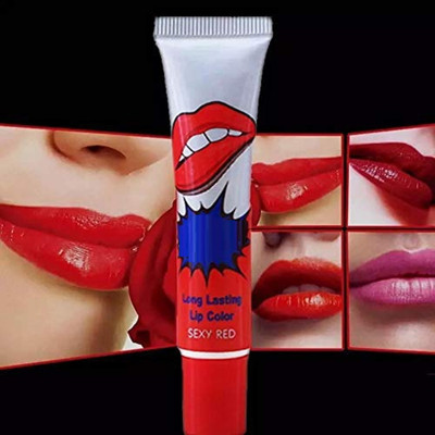 REIMICHI Waterproof Long Lasting Peel Off Mask Lip Gloss Color(15 g, RED)